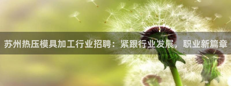emc服务器是干啥的：苏州热压模具加工行业招聘：紧跟行业