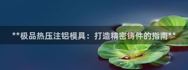Emc易赔体育：**极品热压注铝模具：打造精密铸件的指南