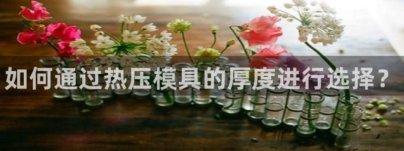 易倍电竞：如何通过热压模具的厚度进行选择？