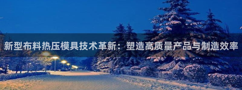 易倍单词官方网站登录：新型布料热压模具技术革新：塑造高质